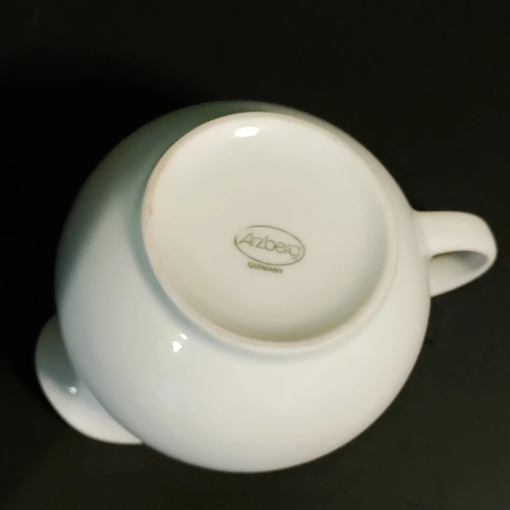 A White Ceramic AZBERG Creamer⭐ - Picture 6 of 6